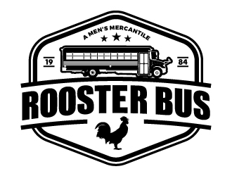 Rooster Bus logo design by ORPiXELSTUDIOS
