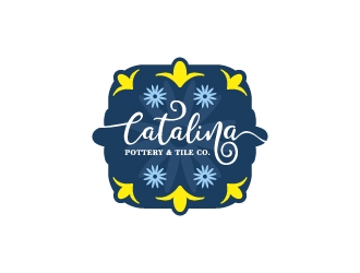 Catalina Pottery &amp; Tile Co.  logo design by alxmihalcea