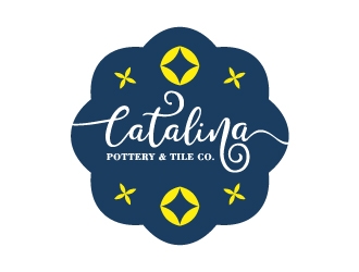 Catalina Pottery & Tile Co.  logo design by alxmihalcea