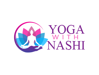 Yoga with Nashi logo design by THOR_