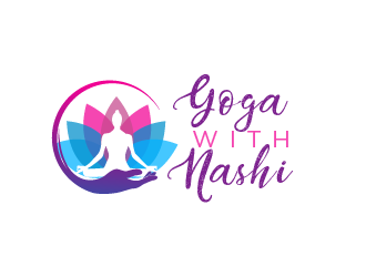 Yoga with Nashi logo design by THOR_
