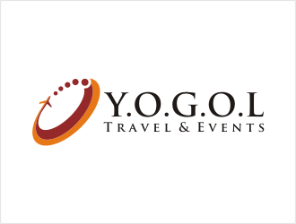 Y.O.G.O.L       Or       Yogol Travel  & Events logo design by bunda_shaquilla