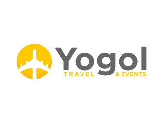 Y.O.G.O.L       Or       Yogol Travel  & Events logo design by maseru