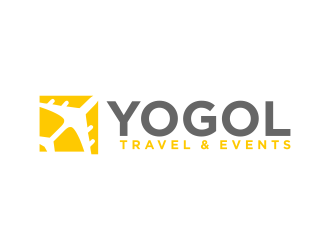 Y.O.G.O.L       Or       Yogol Travel  & Events logo design by maseru