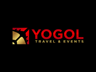 Y.O.G.O.L       Or       Yogol Travel  & Events logo design by maseru