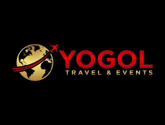Y.O.G.O.L       Or       Yogol Travel  & Events logo design by maseru