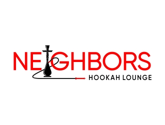 Neighbors Hookah Lounge logo design by excelentlogo