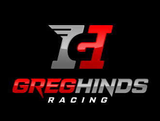 Greg Hinds Racing logo design by mashoodpp