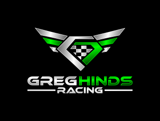 Greg Hinds Racing logo design by ubai popi