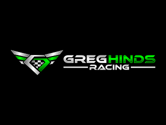 Greg Hinds Racing logo design by ubai popi