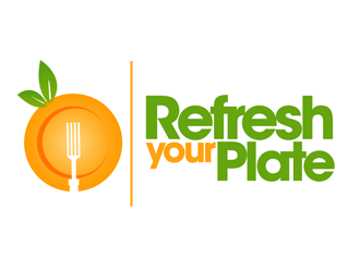 Refresh Your Plate logo design by kunejo