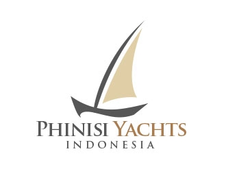 Phinisi Yachts Indonesia logo design by Sorjen