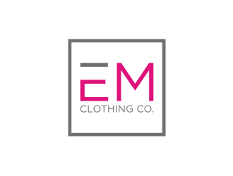 EM Clothing Co. logo design by rief