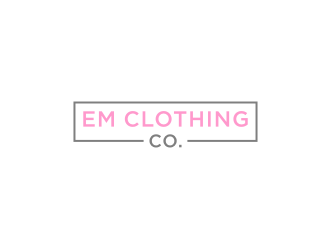 EM Clothing Co. logo design by Zhafir