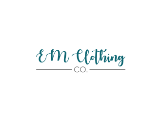 EM Clothing Co. logo design by Zhafir