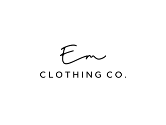 EM Clothing Co. logo design by semar
