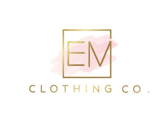 EM Clothing Co. logo design by REDCROW