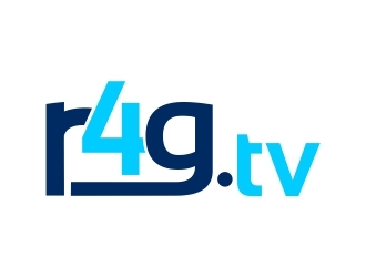 R4G.TV logo design by logoviral