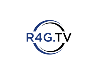 R4G.TV logo design by johana