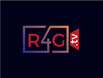 R4G.TV logo design by artbitin