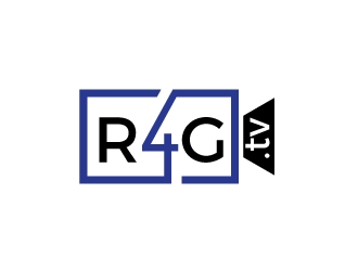 R4G.TV logo design by artbitin