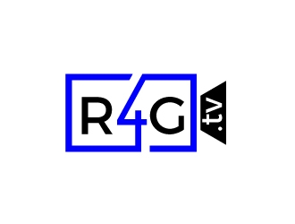 R4G.TV logo design by artbitin
