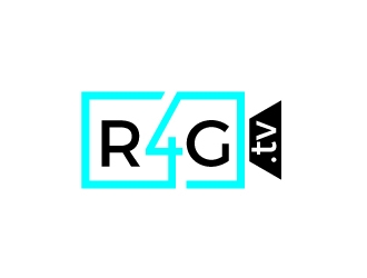 R4G.TV logo design by artbitin