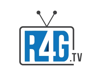 R4G.TV logo design by zubi