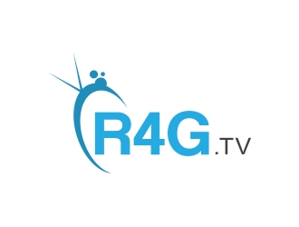 R4G.TV logo design by zubi