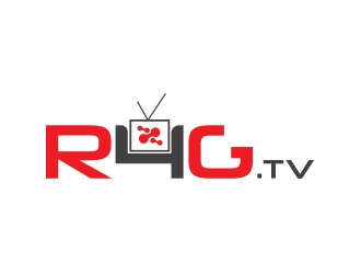 R4G.TV logo design by zubi