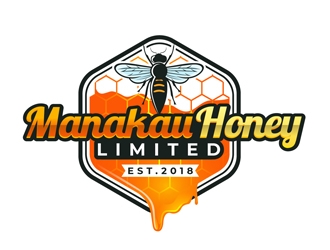 Manakau Honey Limited logo design by DreamLogoDesign