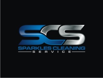 sparkles cleaning service logo design by agil