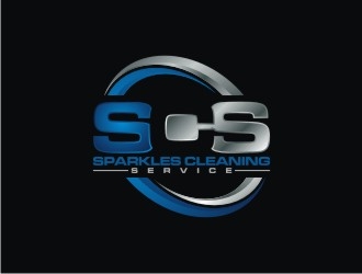 sparkles cleaning service logo design by agil