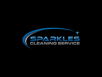 sparkles cleaning service logo design by alby