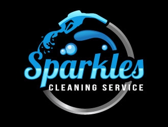 sparkles cleaning service logo design by Suvendu
