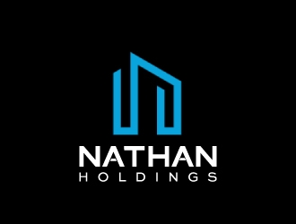 Nathan Holdings logo design by nehel