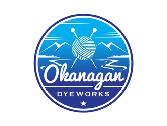 Okanagan Dye Works logo design by MAXR
