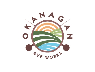 Okanagan Dye Works logo design by alxmihalcea