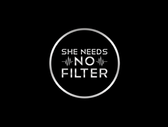 She Needs No Filter  logo design by bomie