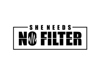 She Needs No Filter  logo design by agil