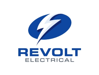 REVOLT ELECTRICAL logo design by nehel