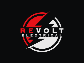REVOLT ELECTRICAL logo design by thegoldensmaug