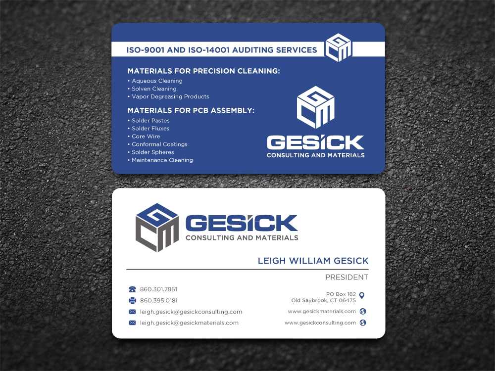 Gesick Consulting and Materials logo design by labo