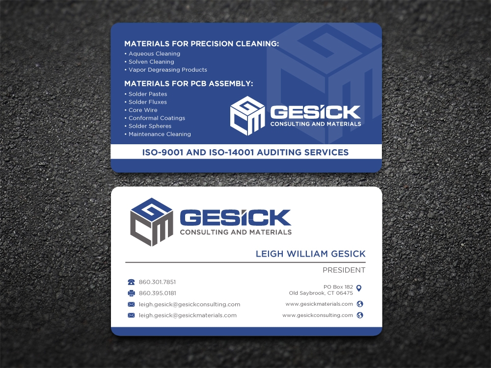 Gesick Consulting and Materials logo design by labo