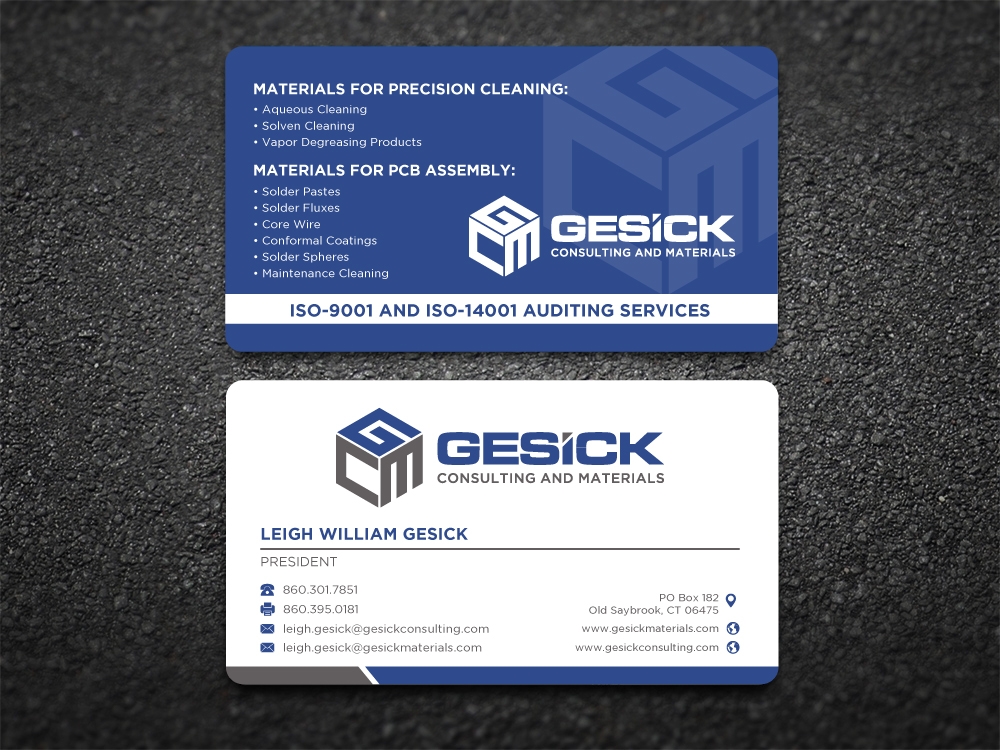 Gesick Consulting and Materials logo design by labo