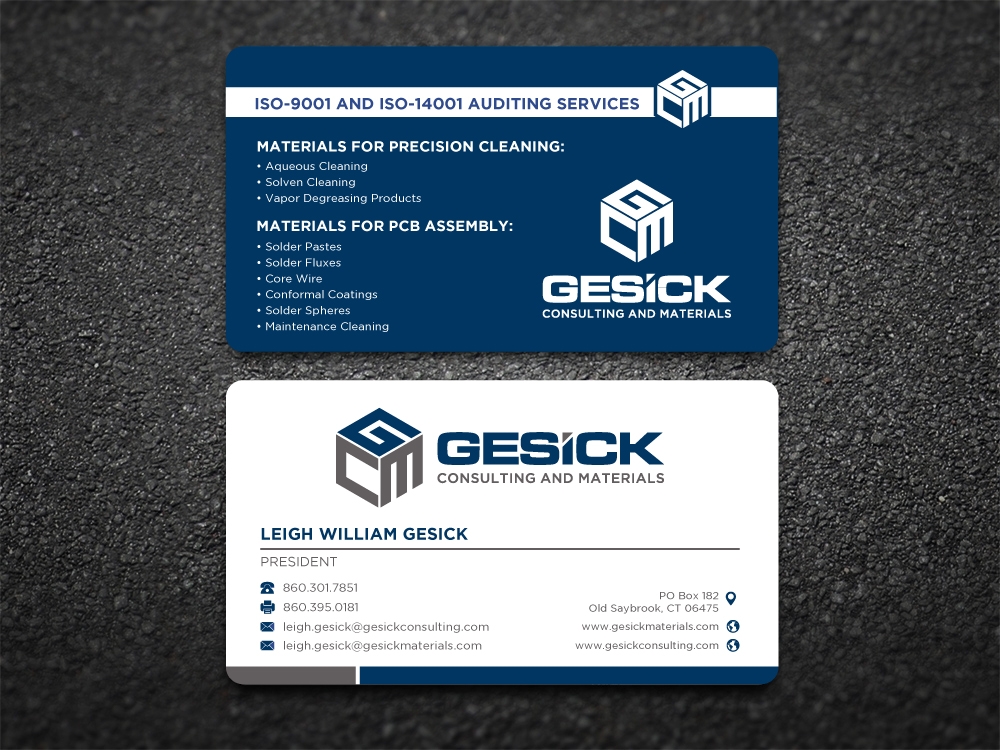 Gesick Consulting and Materials logo design by labo
