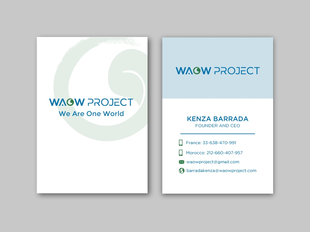 WAOW PROJECT We Are One World logo design by labo