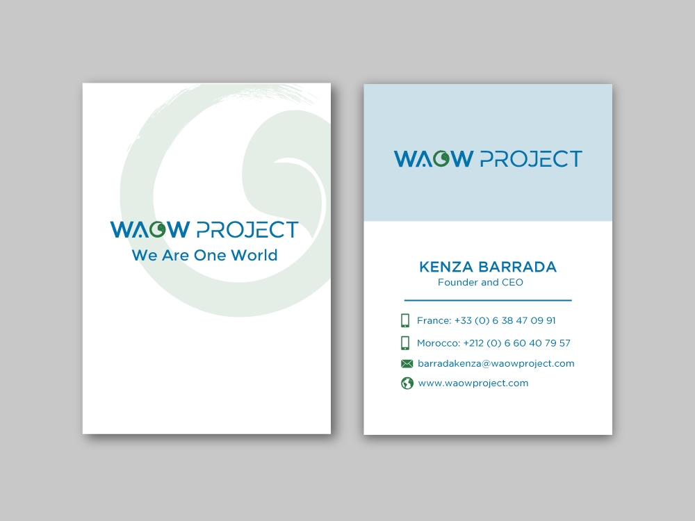 WAOW PROJECT We Are One World logo design by labo