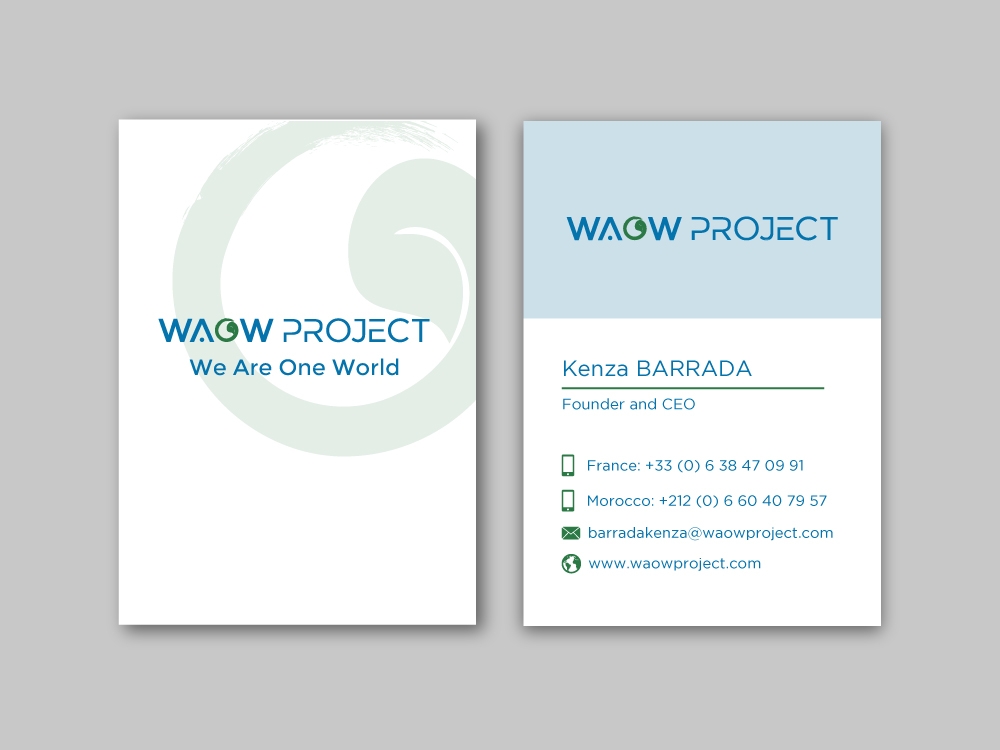 WAOW PROJECT We Are One World logo design by labo