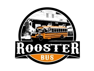 Rooster Bus logo design by bougalla005